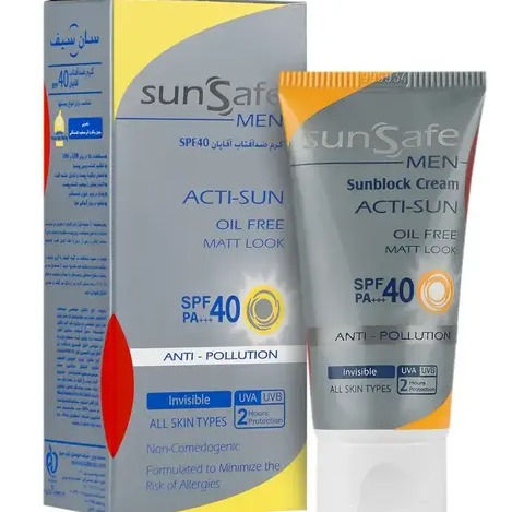 کرم ضد آفتاب SPF40 آقایان سان سیف